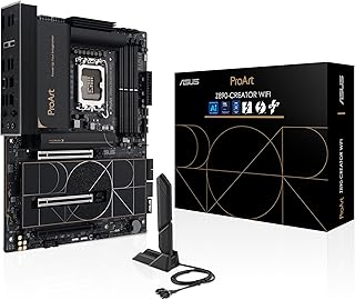 Материнская плата ASUS ProArt Z890-CREATOR WIFI Z890 LGA 1851 ATX, поддержка процессоров Intel® Core™ Ultra Series 2, 16+2+1+2 ступени, PCIe® 5.0, DDR5, Thunderbolt™ 5 Type-C®, 10+2,5 Гбит/с LAN, WiFi 7, 5x M.2, AI OC