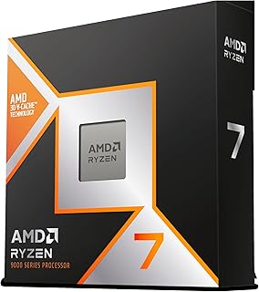 Процессор AMD RYZEN 7 9800X3D, 8-ядерный, 16-поточный, для настольных компьютеров.