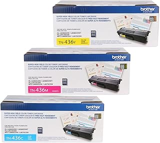 Комплект картриджей Brother TN-436 Super High Yield (только цвета, ресурс 6500 листов).