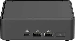 Мини-ПК ASUS NUC 15 Pro Slim Barebones с процессором Intel Core 5 210H серии 2, до 96 ГБ оперативной памяти DDR5, двойной системой хранения данных, Thunderbolt™ 4, Wi-Fi 7 и Bluetooth 5.4, безвинтовым доступом к корпусу, креплением VESA в комплекте.