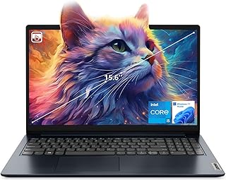 Ноутбук Lenovo IdeaPad 1i, 15,6-дюймовый сенсорный экран Full HD, процессор Intel Core i5-1235U, 16 ГБ ОЗУ, SSD 512 ГБ, веб-камера, HDMI, Wi-Fi 6, Windows 11 Home, синий.