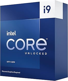 Процессор Intel Core i9-13900KF для настольных компьютеров, 24 ядра (8 P-ядер + 16 E-ядер), 36 МБ кэш-памяти, частота до 5,8 ГГц.