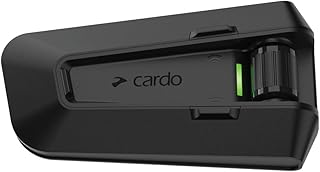Система связи для мотоциклетного шлема Cardo PACKTALK PRO: интерком, обнаружение столкновений, автоматическое включение/выключение, воздушное крепление, 45-мм динамики.