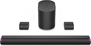 VIZIO 5.1.2 Elevate SE Soundbar, беспроводной сабвуфер, объемный звук с Dolby Atmos и DTS:X, Bluetooth-динамик, совместимость с QuickFit™ – SL512X-08 (Новая модель 2024 года)