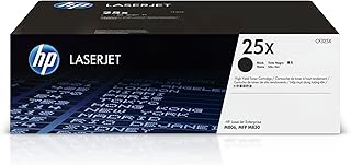 Черный тонер-картридж HP 25X увеличенного ресурса | Совместим с принтерами HP LaserJet Enterprise Flow M830 Series, HP LaserJet Enterprise M806 Series | CF325X