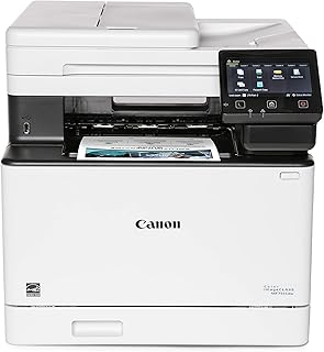 Canon imageCLASS MF751Cdw — беспроводной двусторонний цветной лазерный принтер, многофункциональное устройство с функцией копирования, сканирования, автоматической подачей документов, поддержкой мобильных устройств, 3-летней ограниченной гарантией, скоростью печати 35 стр./мин, белый цвет.