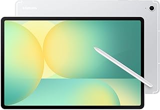 Планшет SAMSUNG Galaxy Tab S10 FE 128 ГБ WiFi на базе Android, большой дисплей, длительное время автономной работы, процессор Exynos 1580, водостойкость IP68, частота обновления 90 Гц, стилус S Pen для заметок, версия для США, серебристый.