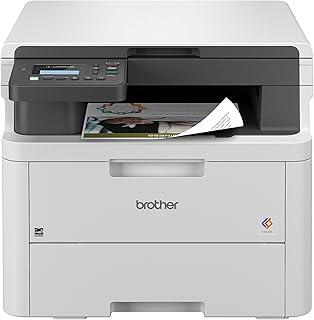 Беспроводной цифровой цветной многофункциональный принтер Brother HL-L3300CDW с лазерным качеством печати, копированием и сканированием, двусторонней печатью и возможностью подключения к мобильному устройству | Включает 2-месячную пробную подписку на Refresh¹, совместим с Alexa.