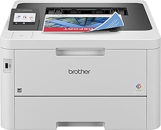 Беспроводной компактный цифровой цветной принтер Brother HL-L3295CDW с лазерным качеством печати, двусторонней печатью, NFC, поддержкой мобильных устройств и Ethernet | Включает 2-месячную пробную подписку на Refresh¹, совместим с Amazon Dash Replenishment