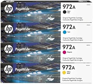 Оригинальный комплект из 4 цветных картриджей для HP BND00335 972A PageWide.