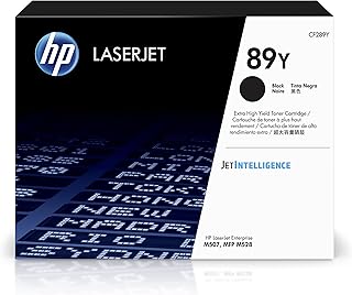 Черный тонер-картридж HP 89Y увеличенной емкости для принтеров HP | Совместим с сериями принтеров: LaserJet Enterprise M507, LaserJet Enterprise MFP M528 | CF289Y