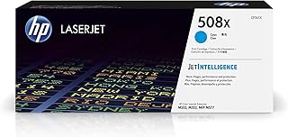 Картридж с голубым тонером HP 508X повышенной емкости | Совместим с принтерами HP Color LaserJet Enterprise M552, M553, HP Color LaserJet Enterprise MFP M577 Series | CF361X