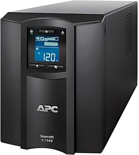 Интеллектуальный ИБП APC 1500VA с функцией SmartConnect, SMC1500C, синусоидальный ИБП с резервным питанием от батареи, AVR, 120 В, линейно-интерактивный источник бесперебойного питания.