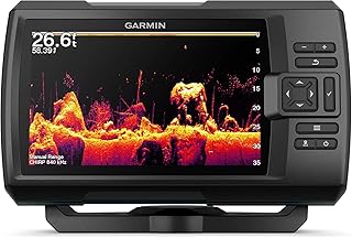 Garmin Striker Vivid 7cv, США, с датчиком GT20-TM — простой в использовании 7-дюймовый цветной эхолот и датчик эхолота, яркие цветовые палитры сканирующего эхолота (010-02552-00)