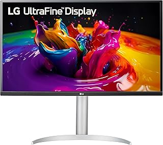 Компьютерный монитор LG 32UP83AK-W, 32-дюймовый Ultrafine 4K UHD (3840 x 2160) IPS, 60 Гц, HDR10, встроенные динамики, режим чтения, HDMI, DisplayPort, USB Type-C, питание 60 Вт, регулируемая по наклону/высоте/повороту подставка, белый.