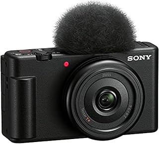 Видеокамера Sony ZV-1F для видеоблогинга, предназначенная для создателей контента и видеоблогеров, черная.