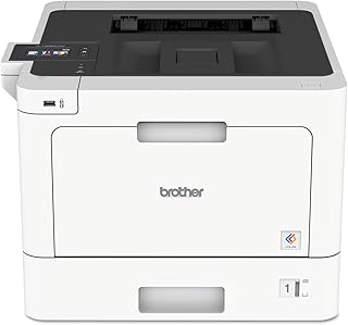 Цветной лазерный принтер Brother для бизнеса, HL-L8360CDW, беспроводная сеть, автоматическая двусторонняя печать, мобильная печать, облачная печать, поддержка Amazon Dash Replenishment, белый.