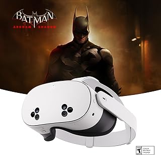 Meta Quest 3S 256 ГБ | В комплекте Batman: Arkham Shadow — Более 30 игр включены в подписку Meta Horizon+ со стартовыми комплектами — Играйте больше за меньшие деньги