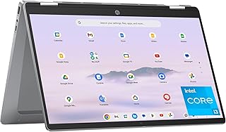Ноутбук HP Chromebook Plus x360 14 дюймов, сенсорный экран Full HD, процессор Intel Core i3-N305, 8 ГБ ОЗУ, 128 ГБ UFS, графика Intel UHD Graphics, Chrome OS, 14b-cd0010nr (2024)
