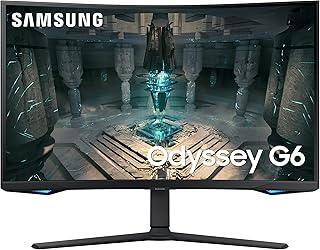 Samsung 27-дюймовый изогнутый игровой монитор Odyssey QHD G65B, 240 Гц, 1 мс (GTG), HDR 600, Gaming Hub, 1000R, AMD FreeSync Premium Pro, LS27BG652ENXGO