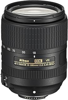 Объектив Nikon AF-S DX NIKKOR 18-300mm f/3.5-6.3G ED с вибростабилизацией и автофокусировкой для цифровых зеркальных фотокамер Nikon.