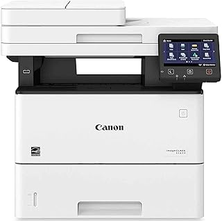 Canon imageCLASS D1620 — монохромный беспроводной лазерный принтер с двусторонней печатью, сканером, копиром и автоматической подачей документов, 3-летняя ограниченная гарантия, скорость печати 45 стр./мин, белый цвет.