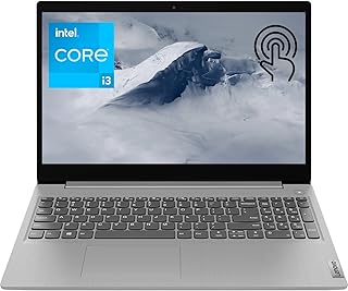 Ноутбук Lenovo Ideapad 3, 15,6-дюймовый сенсорный HD-дисплей, процессор Intel Core i3-1115G4 11-го поколения, 12 ГБ оперативной памяти DDR4, SSD-накопитель PCIe 512 ГБ, Bluetooth, веб-камера, Wi-Fi, HDMI, Windows 11 Home, серый.