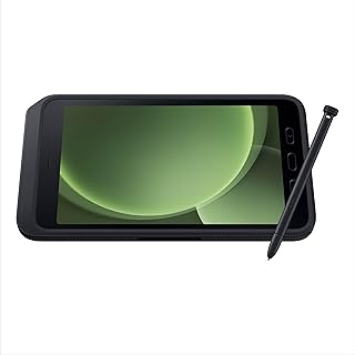 Планшет SAMSUNG Galaxy Tab Active5 Wi-Fi 8” 128GB Android для промышленной и полевой работы, с расширенными функциями безопасности, прочной конструкцией, версия для США, 2024 год, SM-X300NZGAN20, черный/зеленый