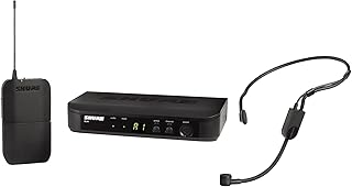 Беспроводная микрофонная система Shure BLX14/P31 — 14 часов работы от батареи, радиус действия 91 м, диапазон UHF | В комплекте: гарнитура-микрофон PGA31, поясной передатчик, одноканальный приемник | Диапазон H11 (BLX14/P31-H11)