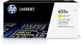 Желтый тонер-картридж HP 655A | Совместим с принтерами HP Color LaserJet Enterprise M652, M653, HP Color LaserJet Enterprise MFP M681, M682 Series | CF452A