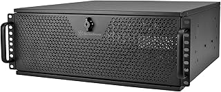 Серверный корпус SilverStone Technology RM44 4U для установки в стойку с расширенными возможностями жидкостного охлаждения (радиатор до 360 мм), SST-RM44