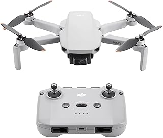 DJI Mini 2 SE, легкий мини-дрон с QHD-видео, максимальная дальность передачи видео 10 км, время полета 31 минута, вес менее 249 г, автоматический возврат домой, 3-осевой подвес и камера — идеальный вариант для начинающих.
