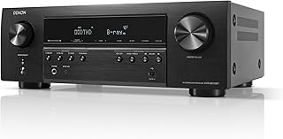 AV-ресивер Denon AVR-S570BT 5.2 канала — аудио и видео 8K Ultra HD, улучшенный игровой процесс, беспроводная потоковая передача через встроенный Bluetooth, (4) входа HDMI 8K, поддержка eARC, мастер настройки HD.
