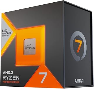 Процессор AMD Ryzen 7 7800X3D, 8-ядерный, 16-поточный, для настольных компьютеров.