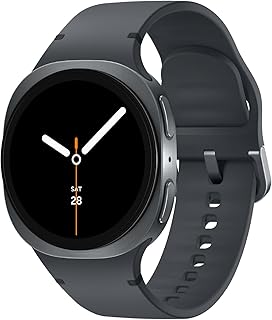 Смарт-часы Samsung Galaxy Watch 8 (2025) 40 мм, Bluetooth, амортизирующая конструкция, фитнес-трекер, тренировки сна, тренировки бега, оценка уровня энергии, отслеживание сердечного ритма, графитовый цвет [версия для США, 2 года гарантии]