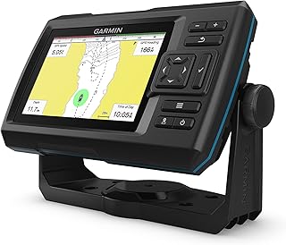 Garmin Striker Vivid 5cv, простой в использовании 5-дюймовый цветной эхолот и датчик эхолота, цветовые палитры сканирующего эхолота Vivid (010-02551-00)