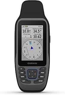 Garmin GPSMAP 79sc, портативный морской GPS-навигатор с предустановленными прибрежными картами BlueChart g3, прочная конструкция и плавает в воде.