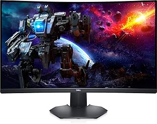 Игровой монитор Dell S3222DGM 31,5 дюйма, QHD 2560 x 1440, LED-экран (1800R), 165 Гц, FreeSync.