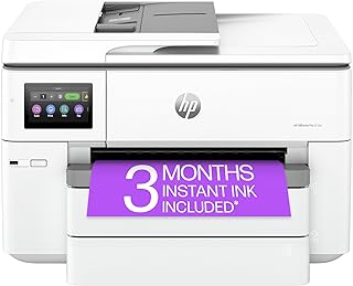 HP OfficeJet Pro 9730e — широкоформатный беспроводной цветной струйный принтер «все в одном», печать, сканирование, копирование до формата 11x17 дюймов, автоподатчик документов, двусторонняя печать. Лучший вариант для офиса. В комплекте 3-месячная пробная подписка на Instant Ink (537P6A)