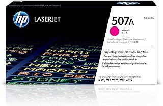 Картридж с пурпурным тонером HP 507A | Совместим с цветными принтерами HP LaserJet Enterprise 500 серий M551, MFP M575, MFP M570 | CE403A