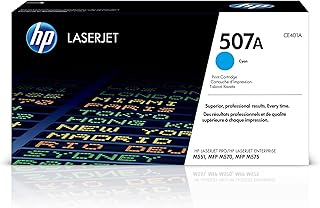 Голубой тонер-картридж HP 507A | Совместим с цветными принтерами HP LaserJet Enterprise 500 серий M551, MPF M575, MPF M570 | ACE401A