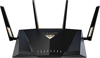 Маршрутизатор ASUS RT-BE88U с двухдиапазонным Wi-Fi 7, поддержкой AiMesh и расширяемой производительностью, 4K-QAM, MLO, двумя портами 10G, SFP+, 4 портами 2.5G, 4 портами 1G, пропускной способностью WAN/LAN 34G, сетевой безопасностью и встроенным VPN.