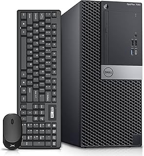 Настольный компьютер Dell OptiPlex 7060 Tower, Windows 11, процессор i7-8700 3,2 ГГц, 32 ГБ оперативной памяти DDR4, SSD M.2 NVMe 512 ГБ, встроенный модуль Intel AX210, Wi-Fi 6e, Bluetooth 5.3, восстановленный настольный компьютер, HDMI, DVD-RW (обновленный).