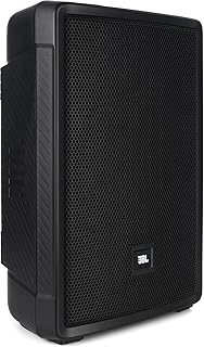 Профессиональная активная акустическая система JBL IRX112BT, портативная акустическая система с Bluetooth, 10-дюймовый низкочастотный динамик, мощность 1300 Вт, подходит для мобильных диджеев, музыкантов, небольших площадок, церемоний и спортивных мероприятий, черный цвет.