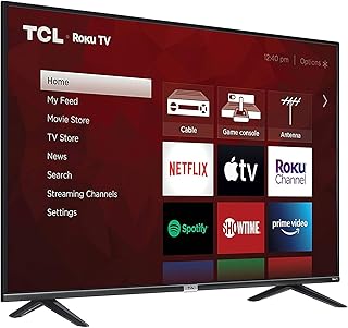 Телевизор TCL 55" 4-й серии, 4K UHD HDR, Smart Roku – 55S435, модель 2021 года.