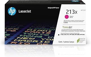 Оригинальный тонер-картридж HP 213X пурпурного цвета с увеличенным ресурсом для принтеров Laserjet, модель W2133X. Подходит для принтеров Laserjet Enterprise 5700, 5800, 6700, 6701, 6800, 6801.