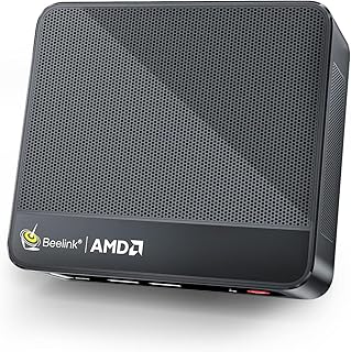 Мини-ПК Beelink SER5 MAX, AMD Ryzen 7 6800H (6 нм, 8 ядер/16 потоков) до 4,7 ГГц, мини-компьютер с 32 ГБ оперативной памяти LPDDR5 и NVME SSD на 500 ГБ, микро-ПК с тремя дисплеями 4K@60 Гц, мини-игровой компьютер с WiFi6/BT5.2/HTPC/W-11 Pro