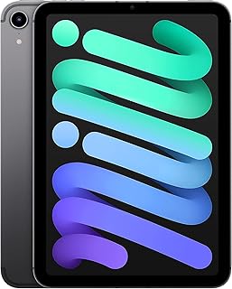 Apple iPad Mini 6 2021 года (8,3 дюйма, Wi-Fi + Cellular, 64 ГБ), цвет «Космический серый» (восстановленный).