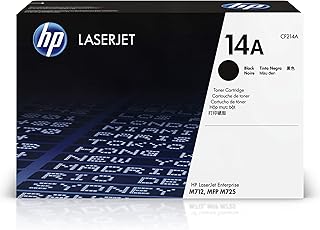 Черный тонер-картридж HP 14A | Совместим с принтерами HP LaserJet Enterprise M712 Series и HP LaserJet Enterprise MFP M725 Series | CF214A