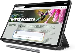Lenovo Idea Tab Pro с Google Gemini — планшет для студентов — 12,7-дюймовый ЖК-дисплей 3K — 8 ГБ оперативной памяти — 128 ГБ встроенной памяти — процессор MediaTek Dimensity 8300 — в комплекте стилус и чехол-книжка